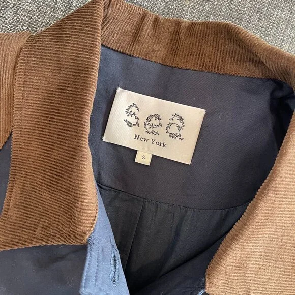 Sea New York NWOT Casual Clyde Barn Jacket in Blue - Picture 7 of 14